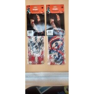 Tattoo Sleeves 2 Pc Unisex Mens Women Temporary Fake Full Arm Stocking Halloween